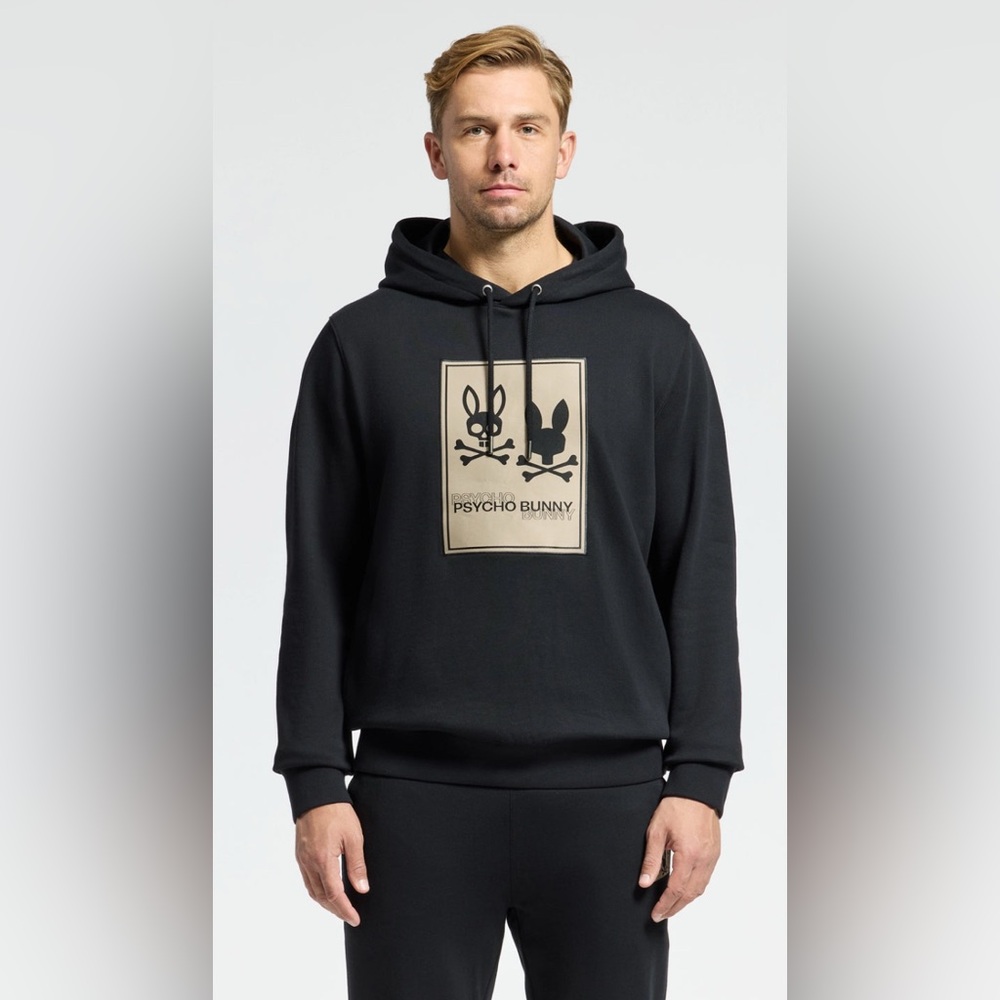Mens Monroe Twill Patch Fleece Hoodie - XXL